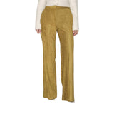 Pantaloni donna gamba dritta di velluto