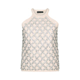 Top donna  con ricami gioiello