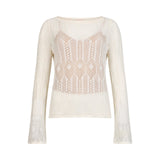 Maglia donna traforata