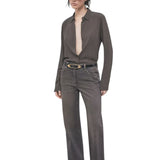 Camicia donna fluida in crêpe