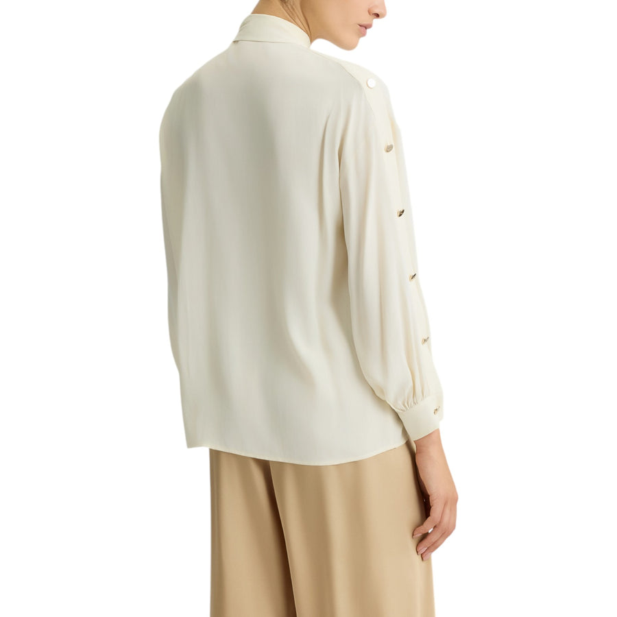 Camicia donna in crêpe de chine