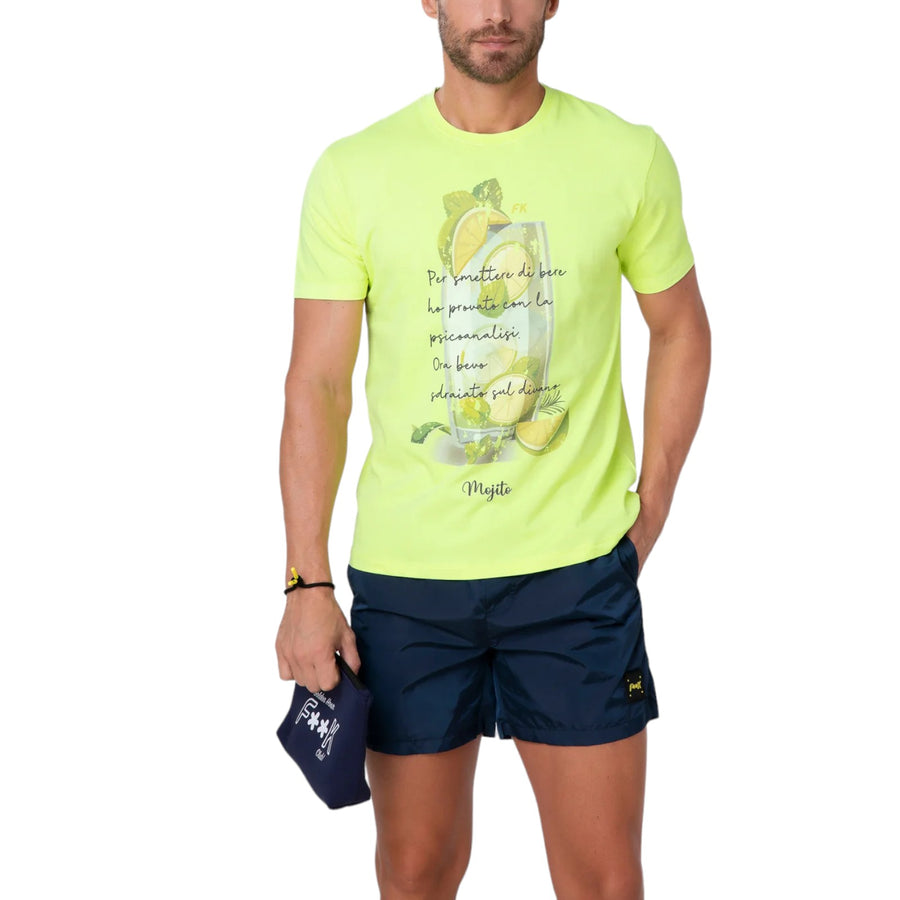 T-shirt con grafica uomo