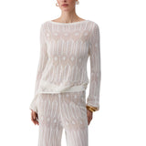 Maglia donna traforata