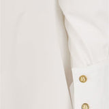 Camicia donna in cotone con tasche