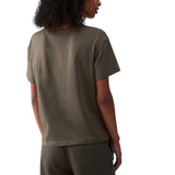 T-shirt donna con applicazioni gioiello