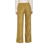 Pantaloni donna gamba dritta di velluto