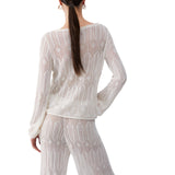 Maglia donna traforata