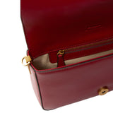 Borsa donna a spalla piccola Mini Love Bag Slouchy in pelle con doppia tracolla