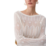 Maglia donna traforata