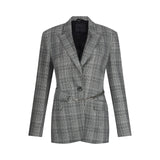 Blazer donna in principe di galles