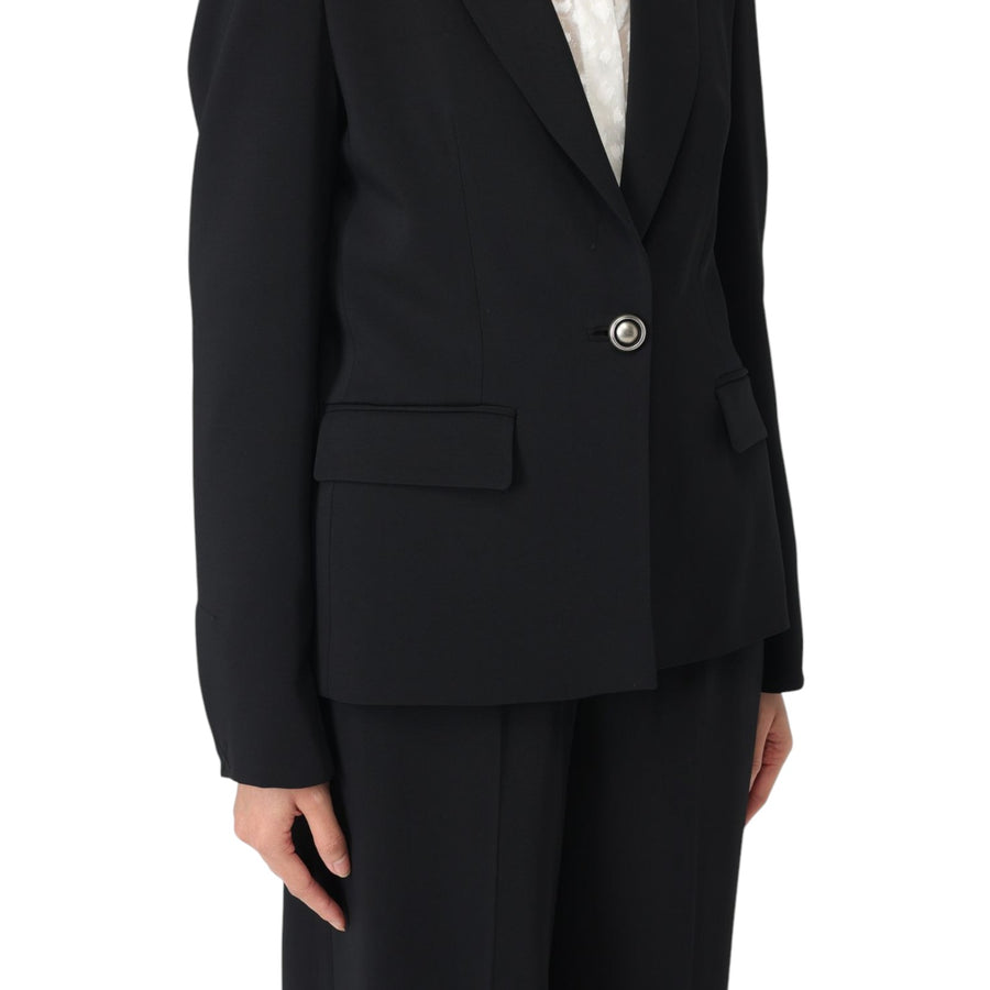 Blazer donna in cady monopetto