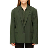 Giacca donna oversize in fresco lana