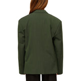 Giacca donna oversize in fresco lana