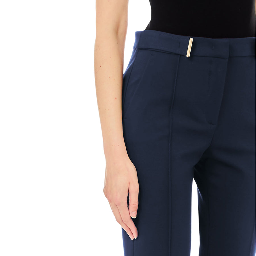 Pantaloni donna flare stretch