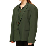 Giacca donna oversize in fresco lana