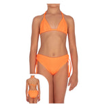 Bikini triangolo con slip fisso bimba