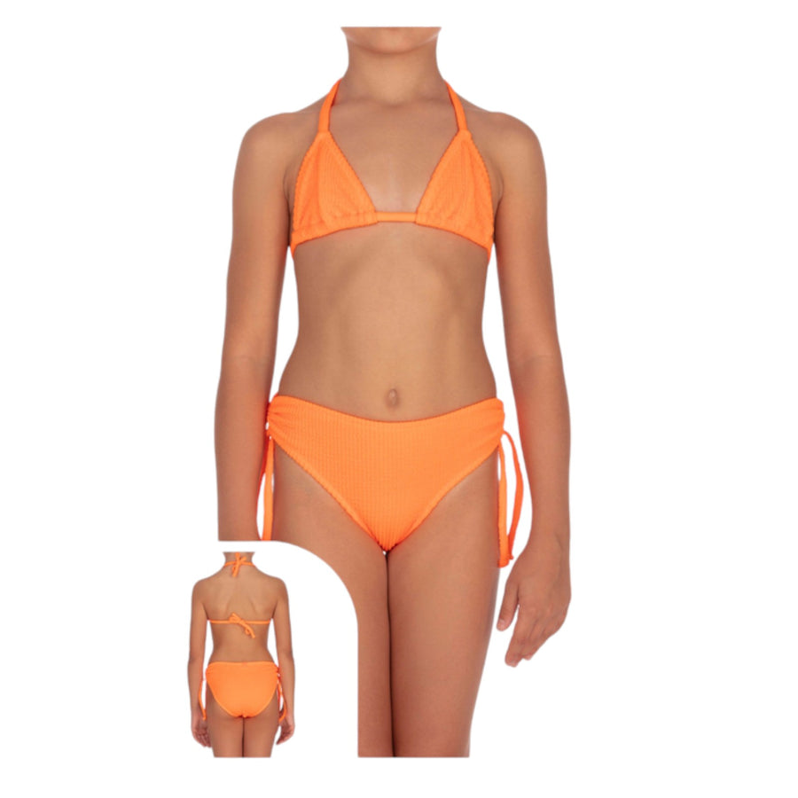 Bikini triangolo con slip fisso bimba