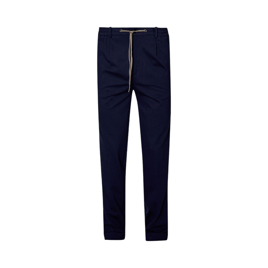 Pantaloni casual blu uomo