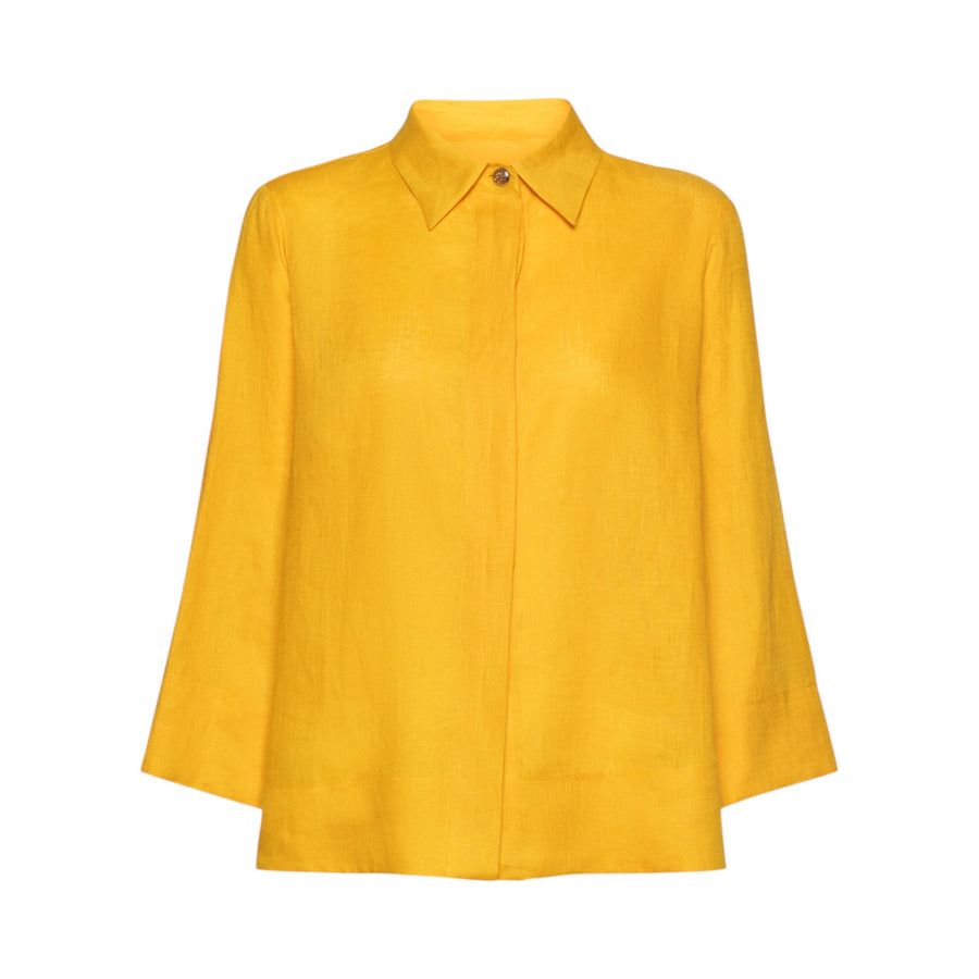 Camicia donna relaxed fit in lino