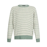 Maglia uomo jacquard in ciniglia