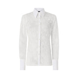 Camicia donna  in tulle e pizzo