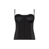Top donna  bustier in raso