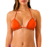 Triangolo donna frou frou con laccetti exchange color