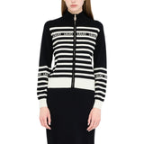 Cardigan donna a righe