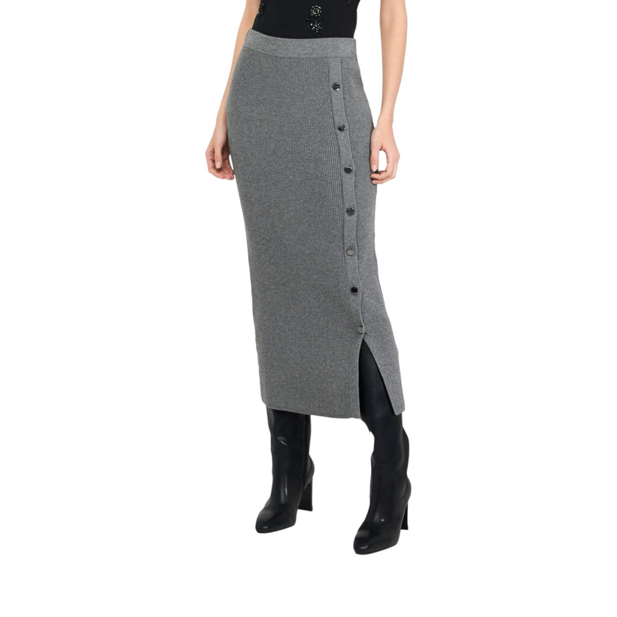 Gonna donna lunga in maglia