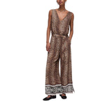 Tuta donna con stampa animalier