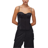 Top donna  bustier in raso