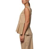 Top donna con volant