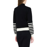 Cardigan donna a righe