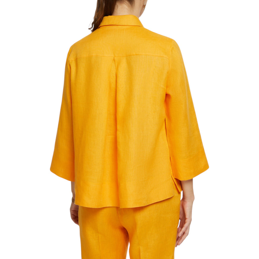 Camicia donna relaxed fit in lino