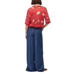 Jeans donna a gamba ampia
