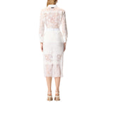 Camicia donna  in tulle e pizzo