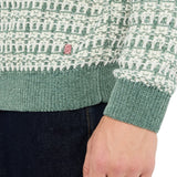 Maglia uomo jacquard in ciniglia