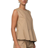 Top donna con volant