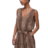 Tuta donna con stampa animalier