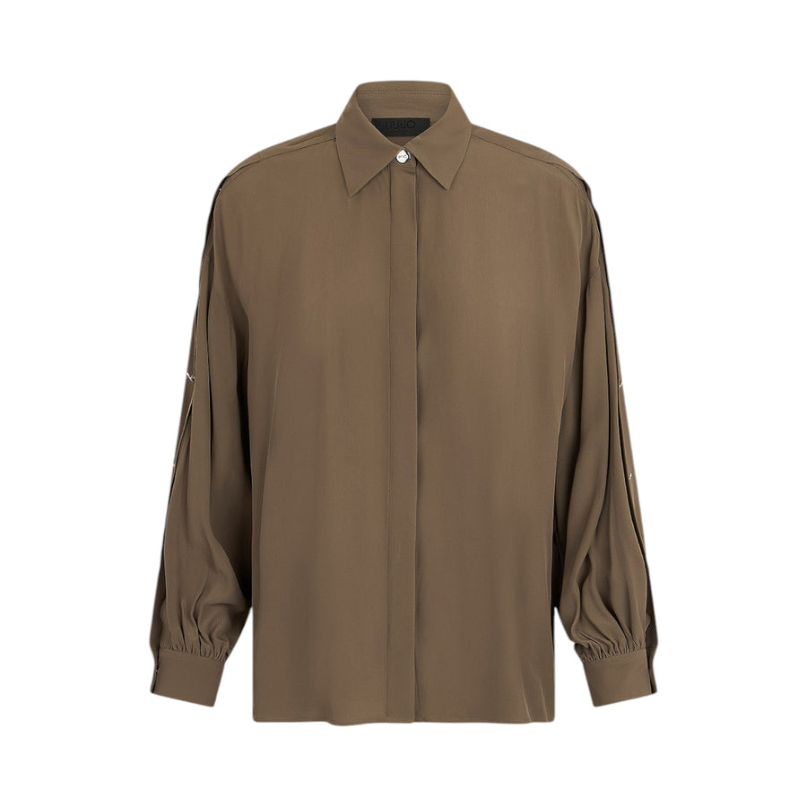 Camicia donna in crêpe de chine