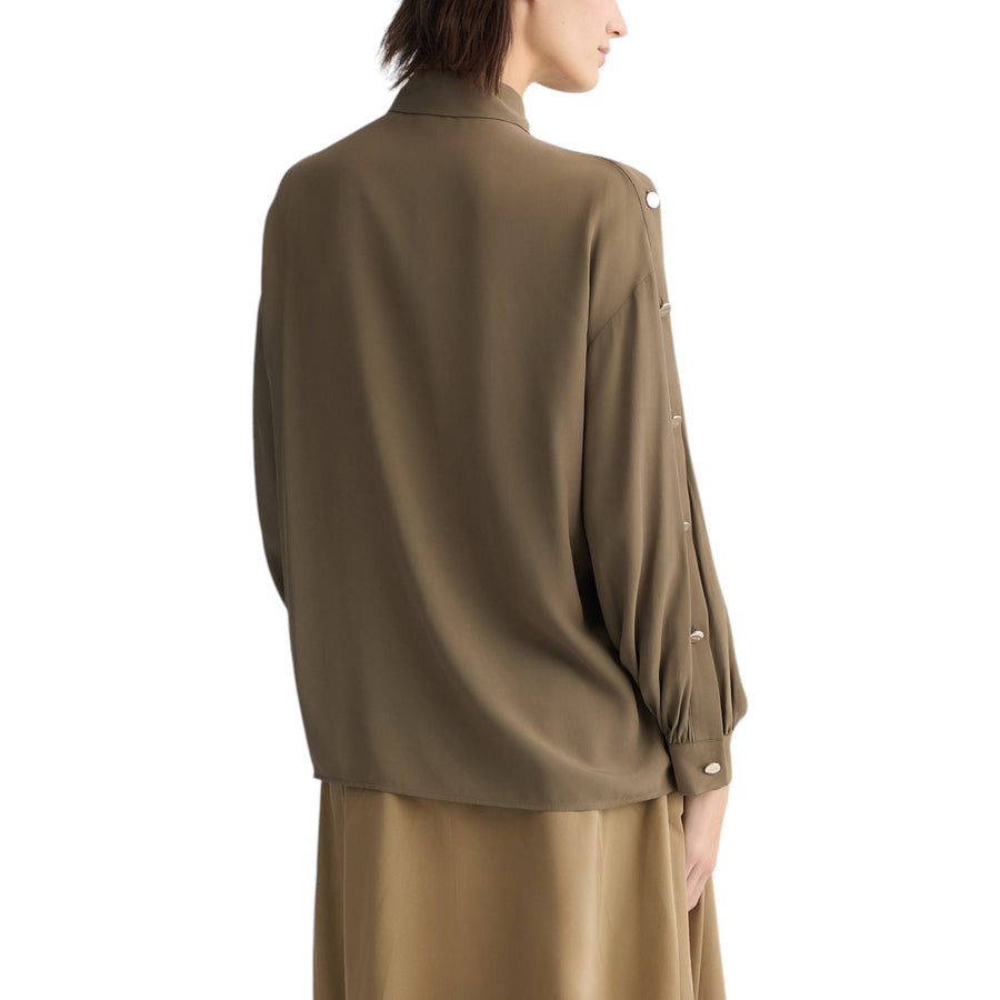 Camicia donna in crêpe de chine