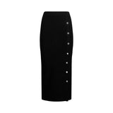 Gonna donna lunga in maglia