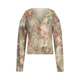 Cardigan donna in misto lana e alpaca