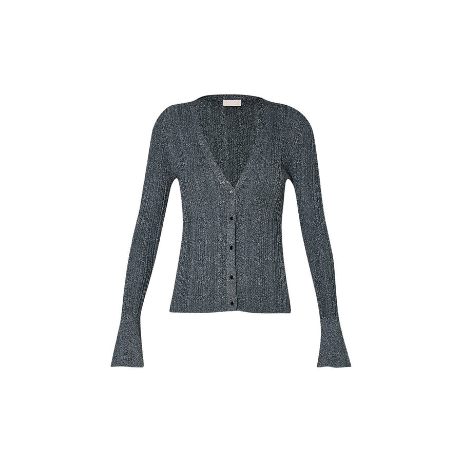 Cardigan donna in maglia lurex®