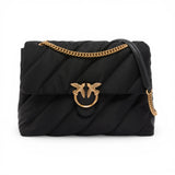 Borsa a tracolla maxi Extra Love Bag Puff in nylon trapuntato