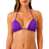 Triangolo donna frou frou con laccetti exchange color