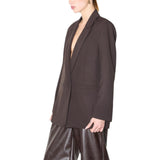 Giacca donna over doppiopetto