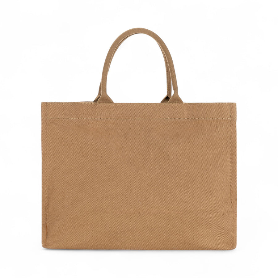 Tote donna in cotone con ricami à jour