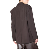 Giacca donna over doppiopetto