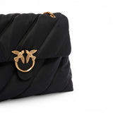 Borsa a tracolla maxi Extra Love Bag Puff in nylon trapuntato